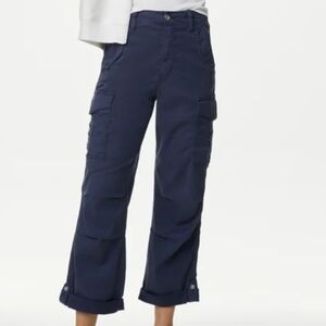 M&S Marks And Spencer Bermuda Iyocell Rich  Cargo Tea Dyed Size 10 Youth